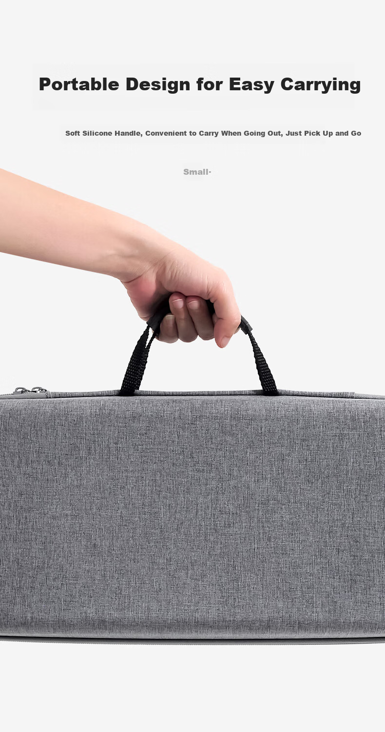 DiyiGongfang Digital Storage Bag Suitable for ROG Ranger 2 RX, Magician Mechanical Keyboard Accessories, Portable Large Capacity Multifunctional Travel EVA Hard Shell Handheld Keyboard And Mouse Storage Box 3