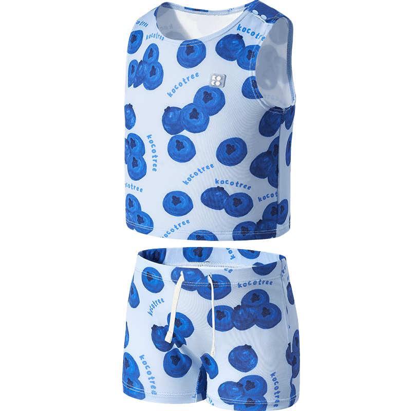 Kocotree KK Tree Baby UV Protection Two-Piece Swimwear Infant Water Play Swimsuit Prevents Chilling