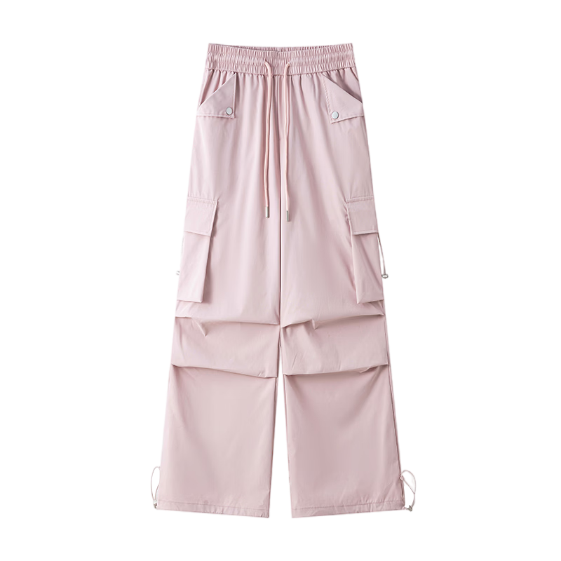 Borui Summer Lightweight American Quick-Dry Work Pants Women's Sports Loose Wide-Leg Slim Hiking Casual Pants