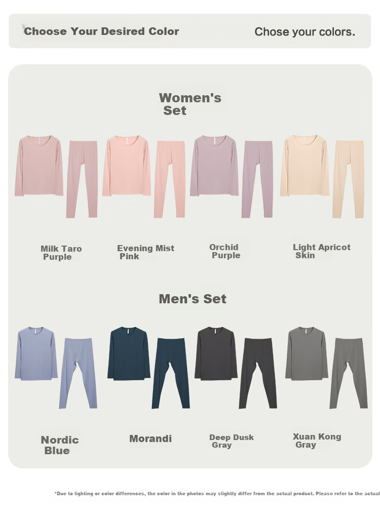 Hongdou Men's 7A Antibacterial Cotton Camellia Oil Moisturizing Soft Elastic Thin Warm Tight Autumn Thermal Underwear Set 14