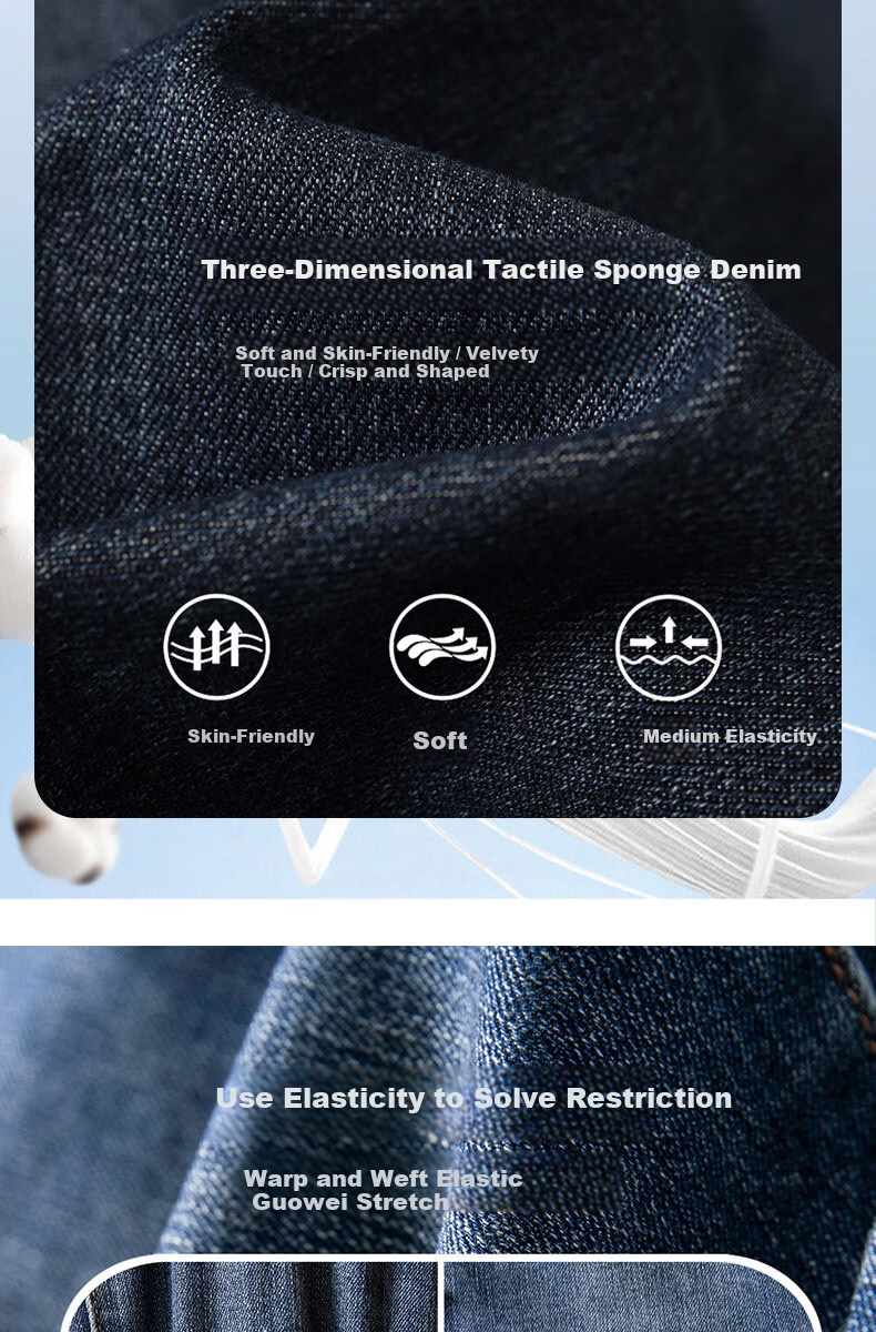 Langsha Women's Jeans Spring Autumn 2025 Slim Fit High Waist Stretchy Pencil Pants Slimming Skinny Trousers 6