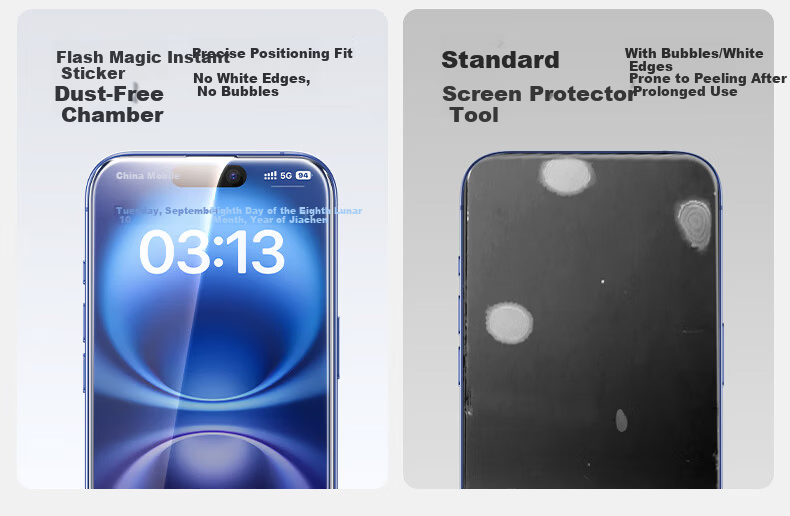 Shanmo Privacy Tempered Glass Screen Protector for iPhone 16/15, Anti-Peeping, Dustproof, Drop-Resistant, Anti-Fingerprint, Full Coverage, 2-Pack 12