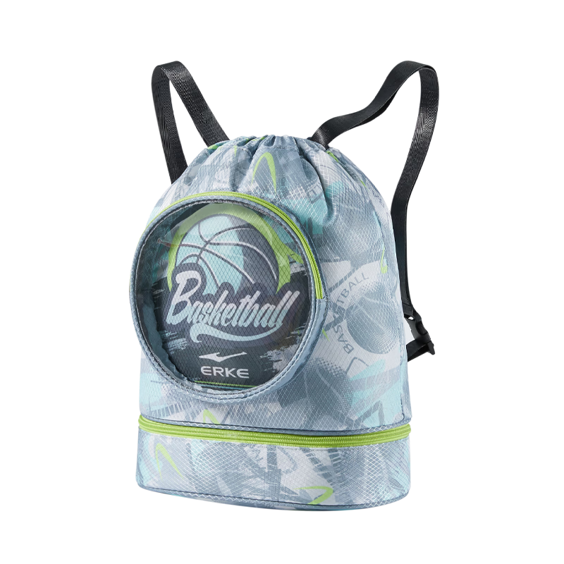 ERKE Kids Swimming Bag Wet and Dry Separation with Shoe Compartment Waterproof Backpack Unisex Children Swimming Storage Bag