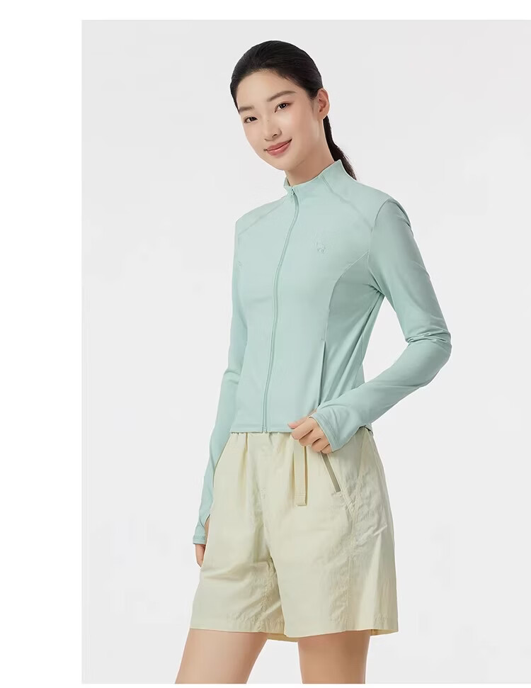 CAMEL Camellia Stand Collar Sun Protection Jacket 2026 Summer New Short Slim Fit 1006 (Dilireba Style) 19