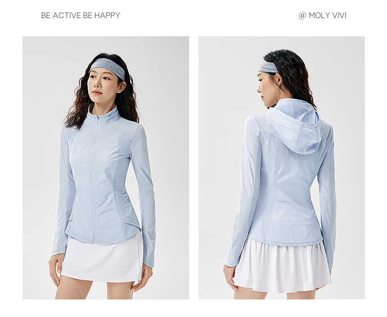 MOLY VIVI Lightweight Mermaid Slim Fit Sunscreen Jacket for Women Summer New Fashion UV Protection Coat Magic Vivi 16