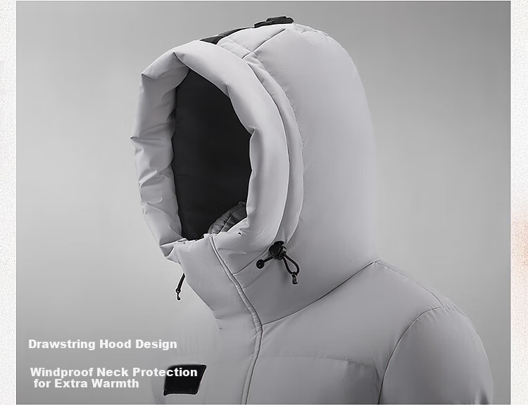Bosideng Extreme Cold Goose Down Jacket Unisex Couple Thickened Hooded Long Warm Coat Winter 21