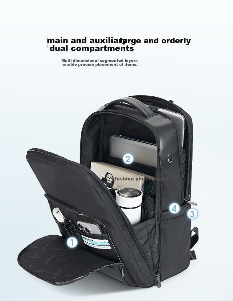Samsonite Business Commuter Backpack 15.6-inch Laptop Bag Large Capacity Travel Backpack for Men and Women 2