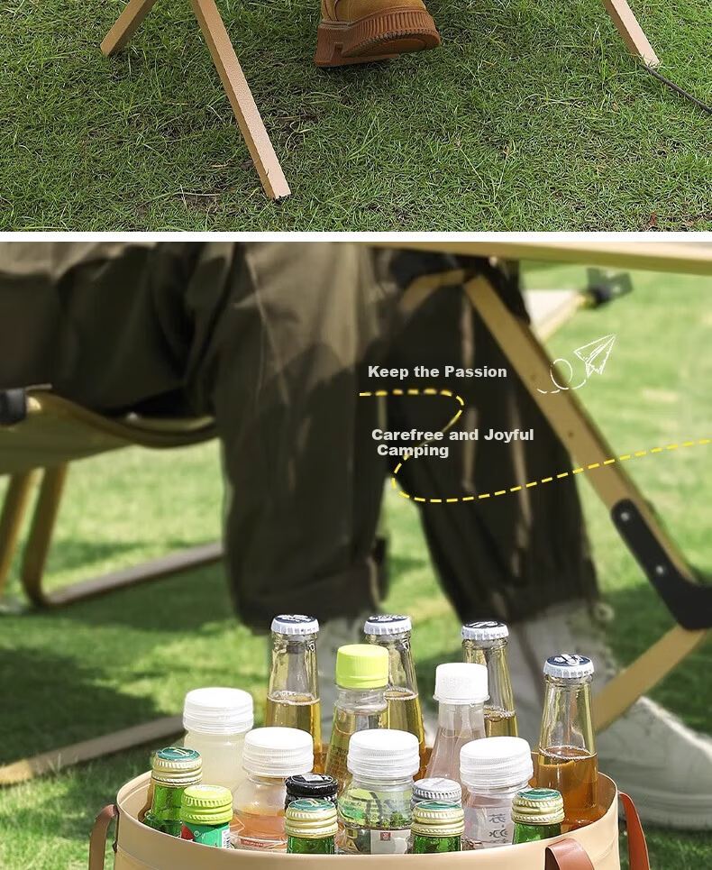 BWNK Foldable Basin Outdoor Portable Travel Face Washing and Laundry Bucket Foot Soaking Basin with Laundry Bag 2