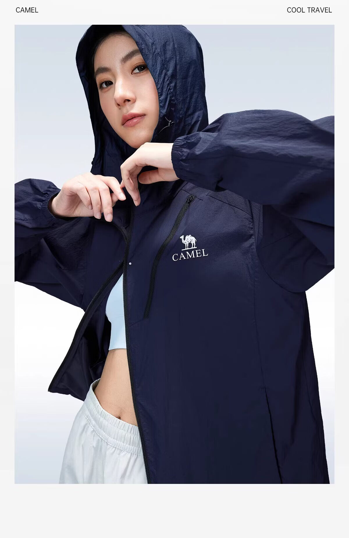 CAMEL Outdoor Sun Protection Jacket 2026 Spring Summer New Unisex Ice Cooling Breathable Durable Sunproof Sports Coat 5134 23
