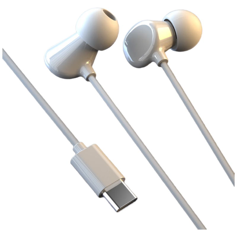 EZHK High-End Ceramic Wired Noise-Cancelling In-Ear Earphones 2026 New Model K-Song High-Quality Sound Type-C for Music, Sleep, Running