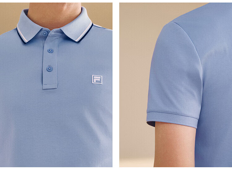 FILA Elite Men's Knitted Short Sleeve Polo Shirt 2026 Summer Simple Basic Casual Top 24