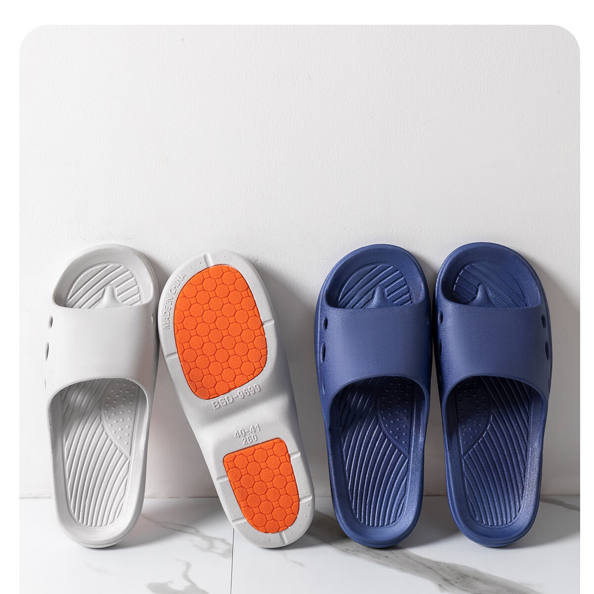 TZLDN Women's Non-Slip Slippers, Men's Anti-Fall Sandals for Elderly, Girls, Children, Students, All-Season Home Bathroom Slippers for Wome 18
