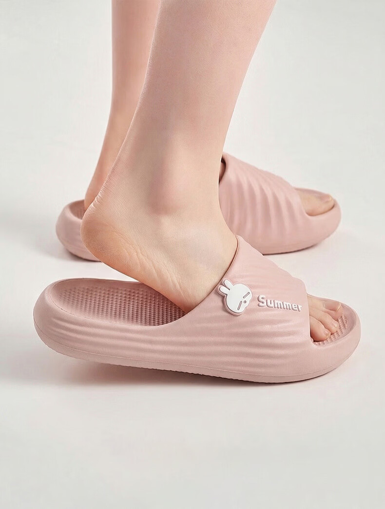MashiMaro EVA Casual Unisex Slippers Couple Home Bathroom Shower Soft Sole Slippers 2