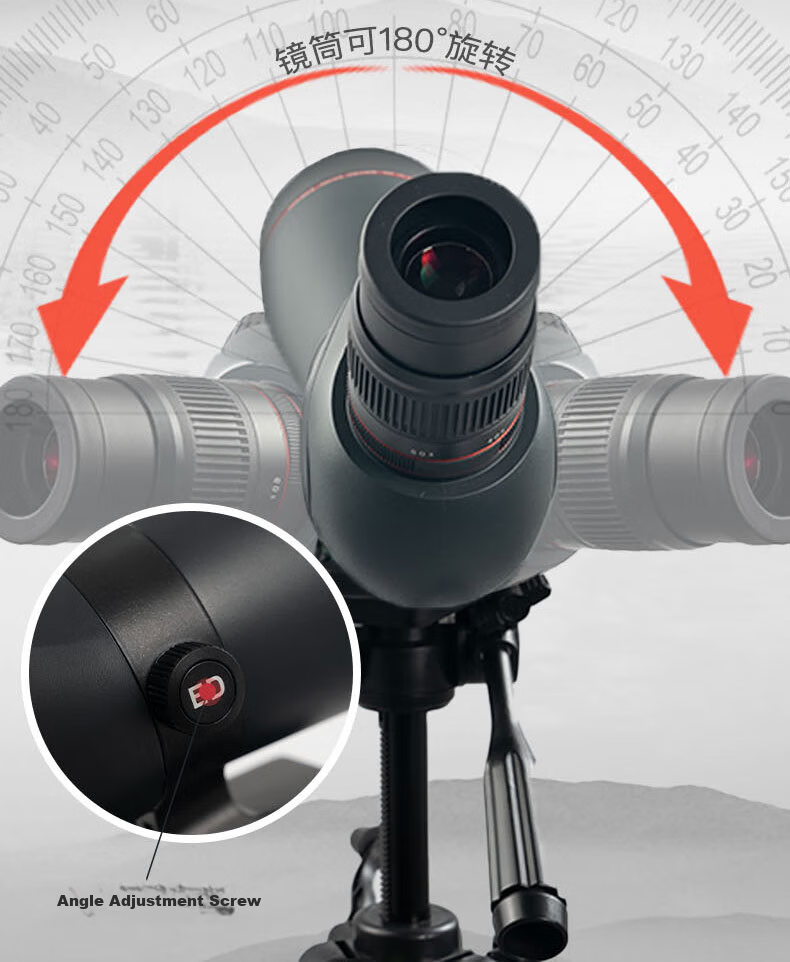Leilong Pursuer 15-45X70ED High-Definition High-Power Professional Outdoor Adult Target and Bird Watching Monocular Telescope 16