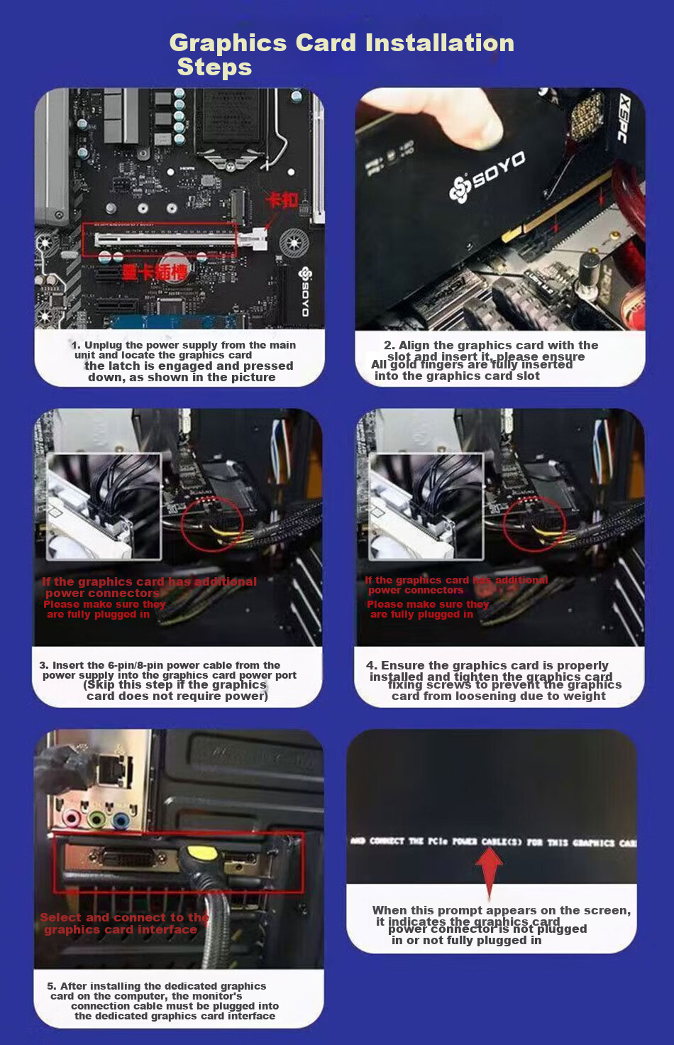 Meijie SY-GTX1050Ti Yanlong 4GB GDDR5 Dedicated Graphics Card Gaming PUBG HD Video Upgraded Office Live Streaming Editing Design Low Power Independent GPU 8