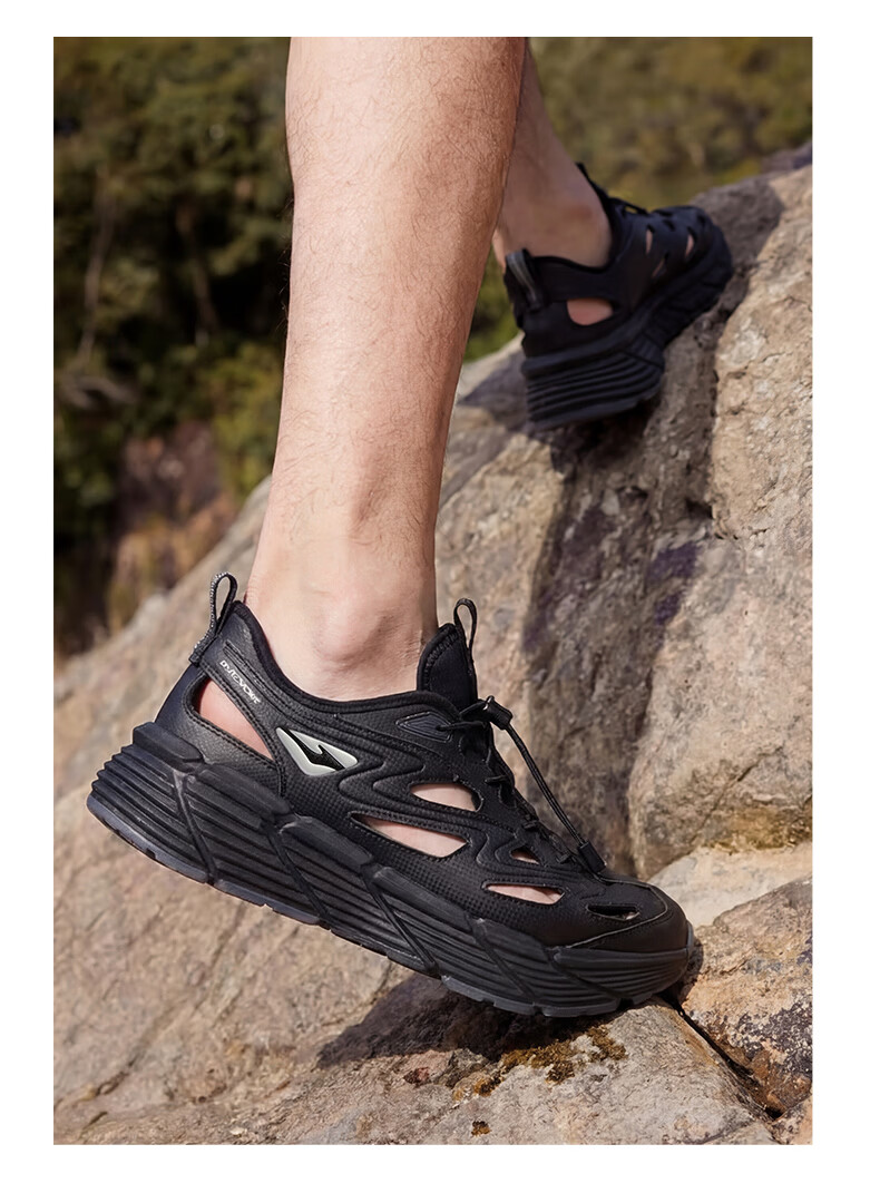 ERKE Men's Creek Hiking Sandals Outdoor Sports Casual Beach Shoes | [Yu Shi Same Style] Qingxi 2.0 12