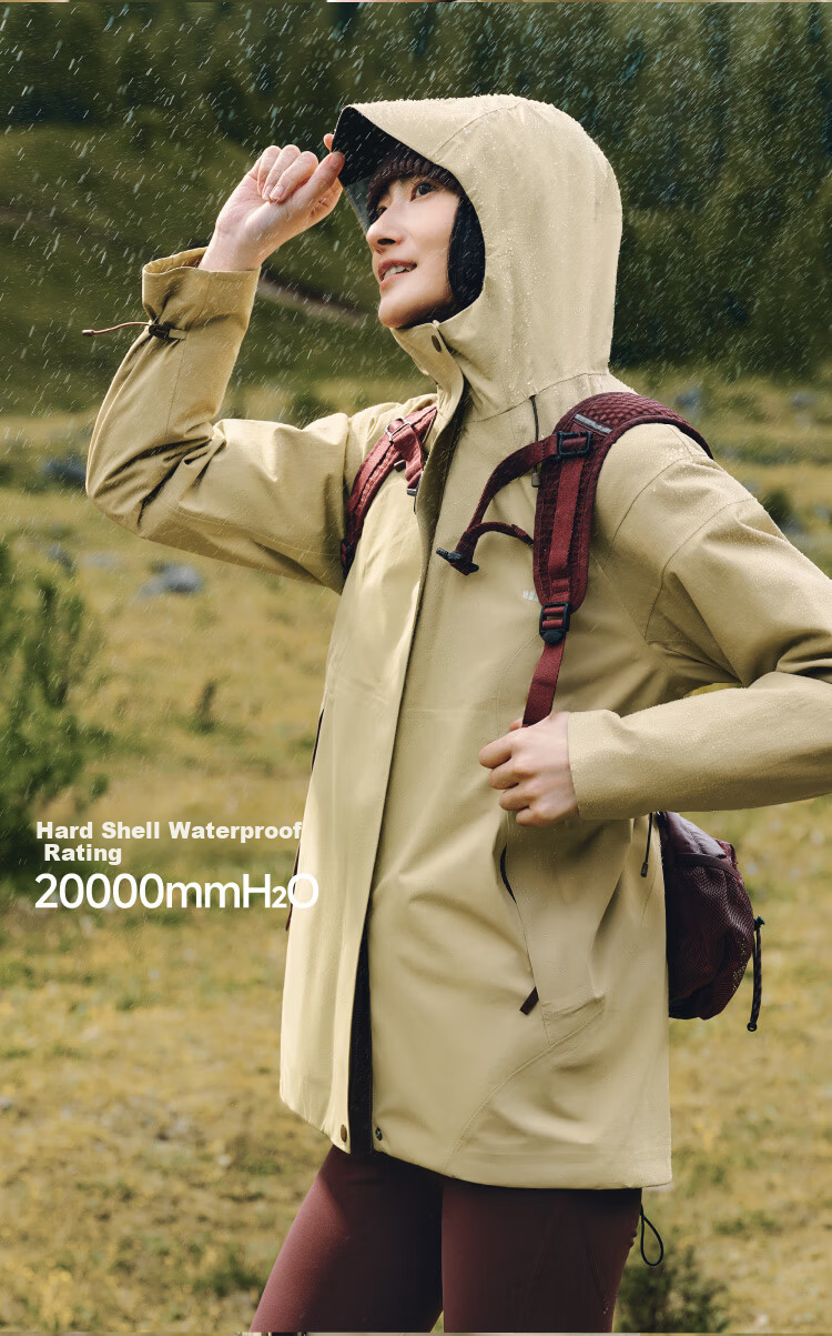 Beneunder Women's 3-in-1 Mountaineering Fleece Jacket Outdoor High Warmth LS101 Dusk Black M 12