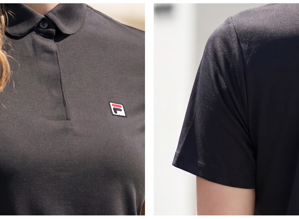 FILA Official Women's Knitted Short Sleeve Polo Shirt 2026 Summer Tennis Sports Quick-Dry Top 20