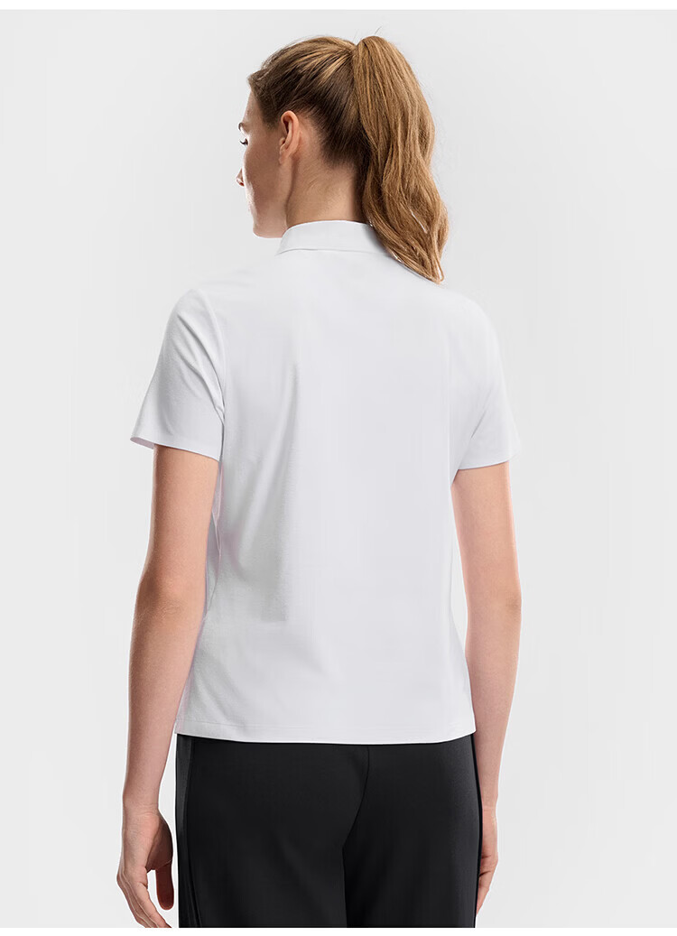 FILA Official Women's Knitted Short Sleeve Polo Shirt 2026 Summer Tennis Sports Quick-Dry Top 35