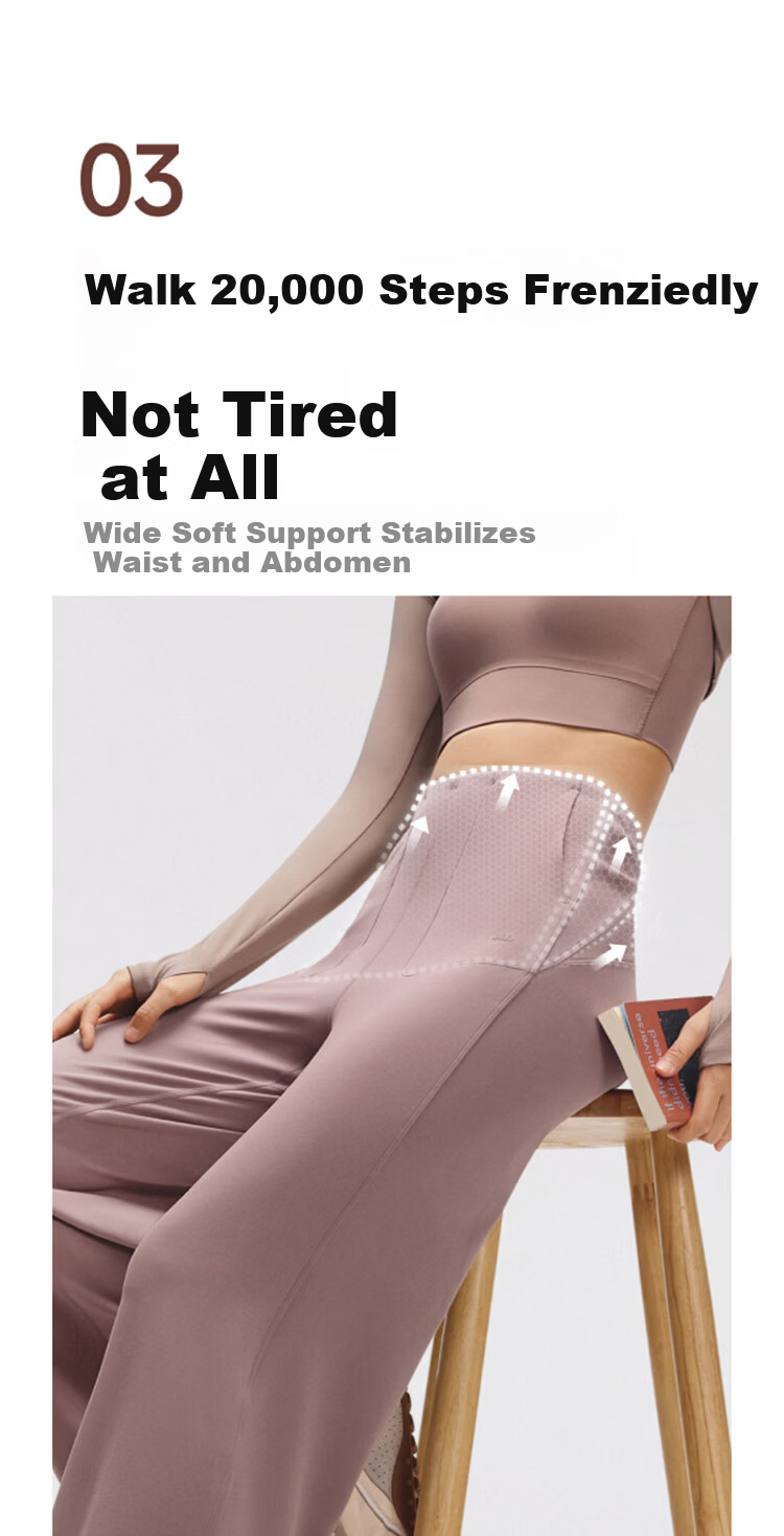 Banana Under Loose Wide-Leg Pants Women Casual Comfortable Lightweight Breathable Autumn 25 High Elasticity EL149 11