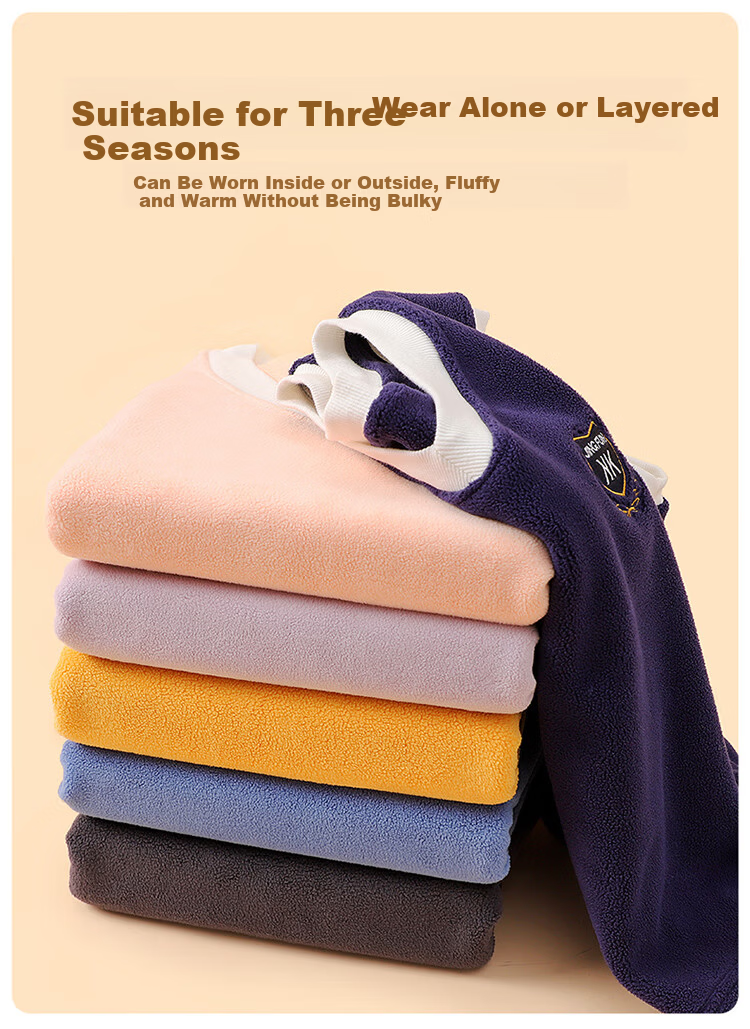 Bingxue Kapok Children's Warm Vest Autumn Winter Double-Sided Fleece Thickened Boys and Girls Base Layer Antibacterial Vest 7A 5