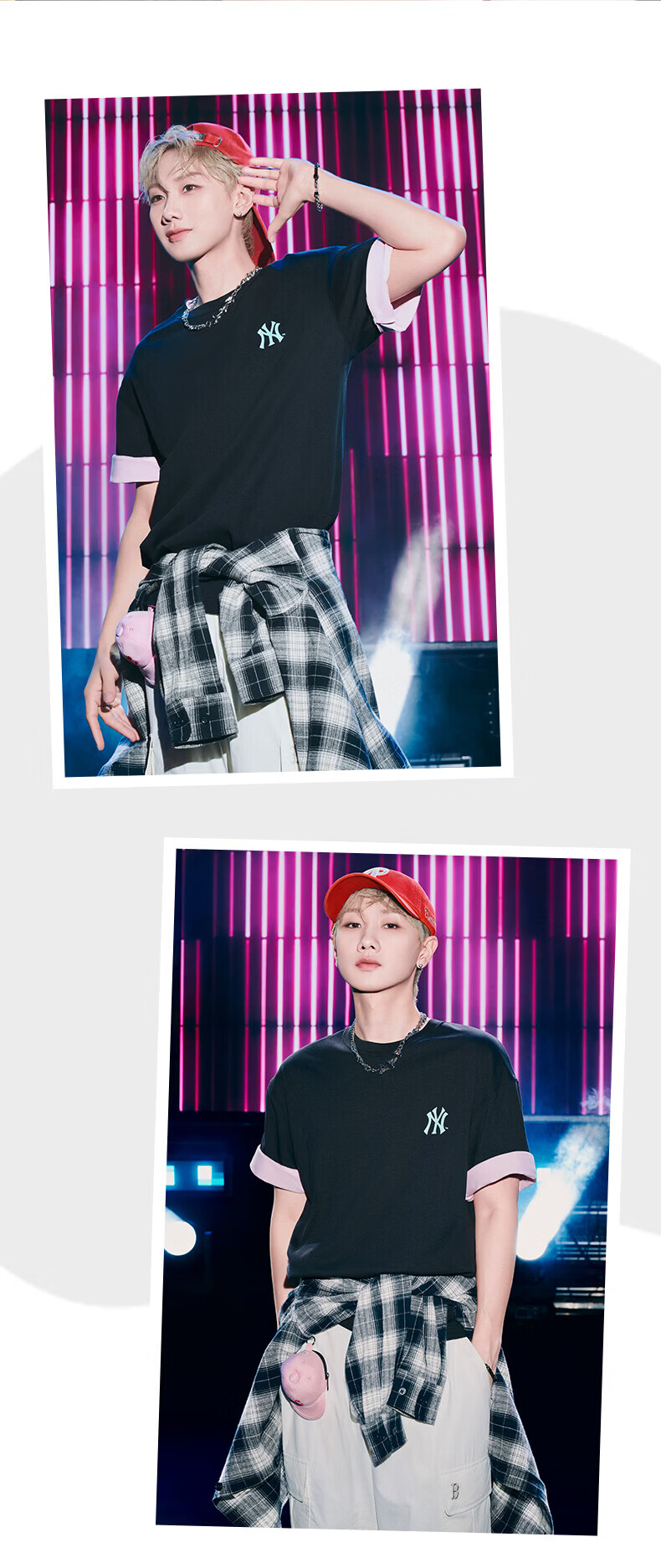 MLB Unisex Wang Sulong Loose Gradient Graffiti Cooling Spring 2026 New 3ATSB1563-43GRD-M 2