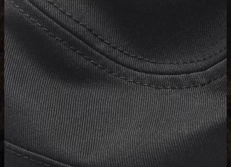 Miiow Men's Adjustable Back Closure Flat Top Outdoor Baseball Cap Sun Hat Black 11