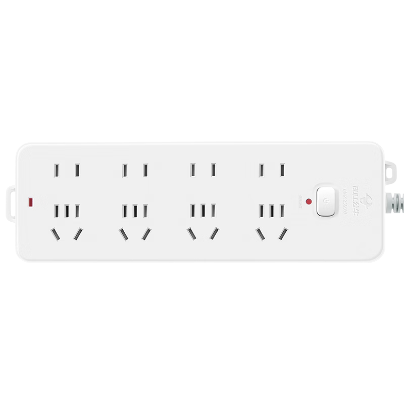 BULL Power Strip / Extension Cord / Surge Protector GN-403 8 Outlets with Master Switch, 5 Meters Long