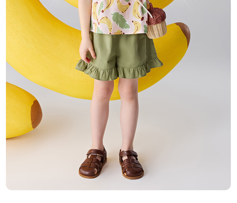 Betis Girls' Summer 2026 New Children's Ruffled Sleeveless Camisole and Shorts Set Baby Two-Piece Outfit 17