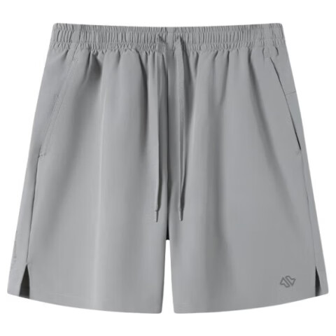 JD Original Wind Quick-Dry Sports Shorts for Men, All-Season Running Casual Pants, Fitness Training Breathable Five-Point Shorts, Light Gray, Size L