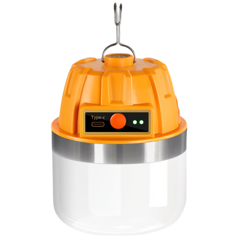 MAX LOAD Rechargeable Ultra-Bright LED Camping Light with Long Battery Life for Outdoor, Night Market, Home, and Emergency Power Outage Lighting