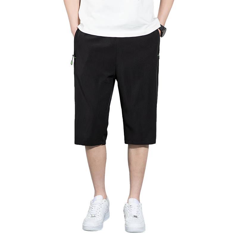 GLM Semir Group Men's Summer Fashion Simple Comfortable Breathable Versatile Seven-Point Sports Shorts Beach Pants