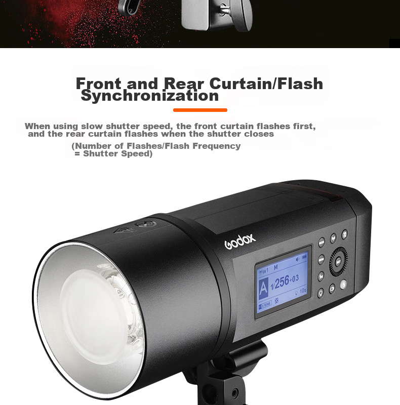 Godox AD400pro Portable Flash for Outdoor Photography with TTL Auto Metering, High-Speed Continuous Flash, And Portable Desig 10