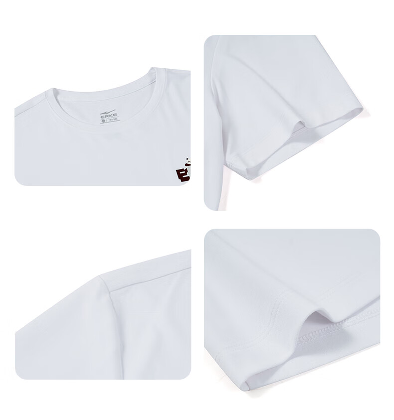 ERKE x Qizai Collaboration Summer Ice Feel Loose Fit Outdoor Sports Casual T-Shirt 14