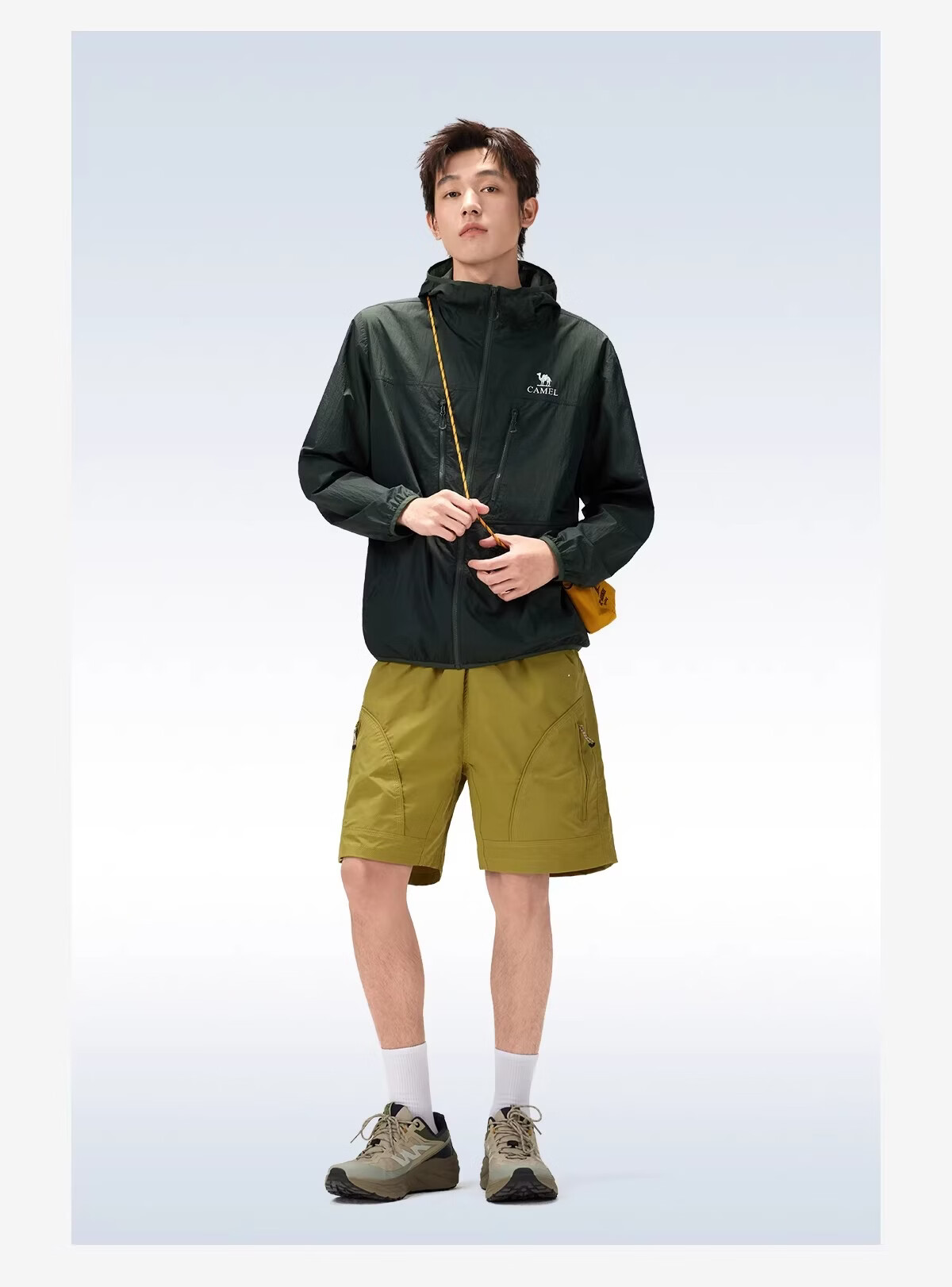CAMEL Outdoor Sun Protection Jacket 2026 Spring Summer New Men's Breathable UV Protection Water-Repellent Sports Coat O018 16