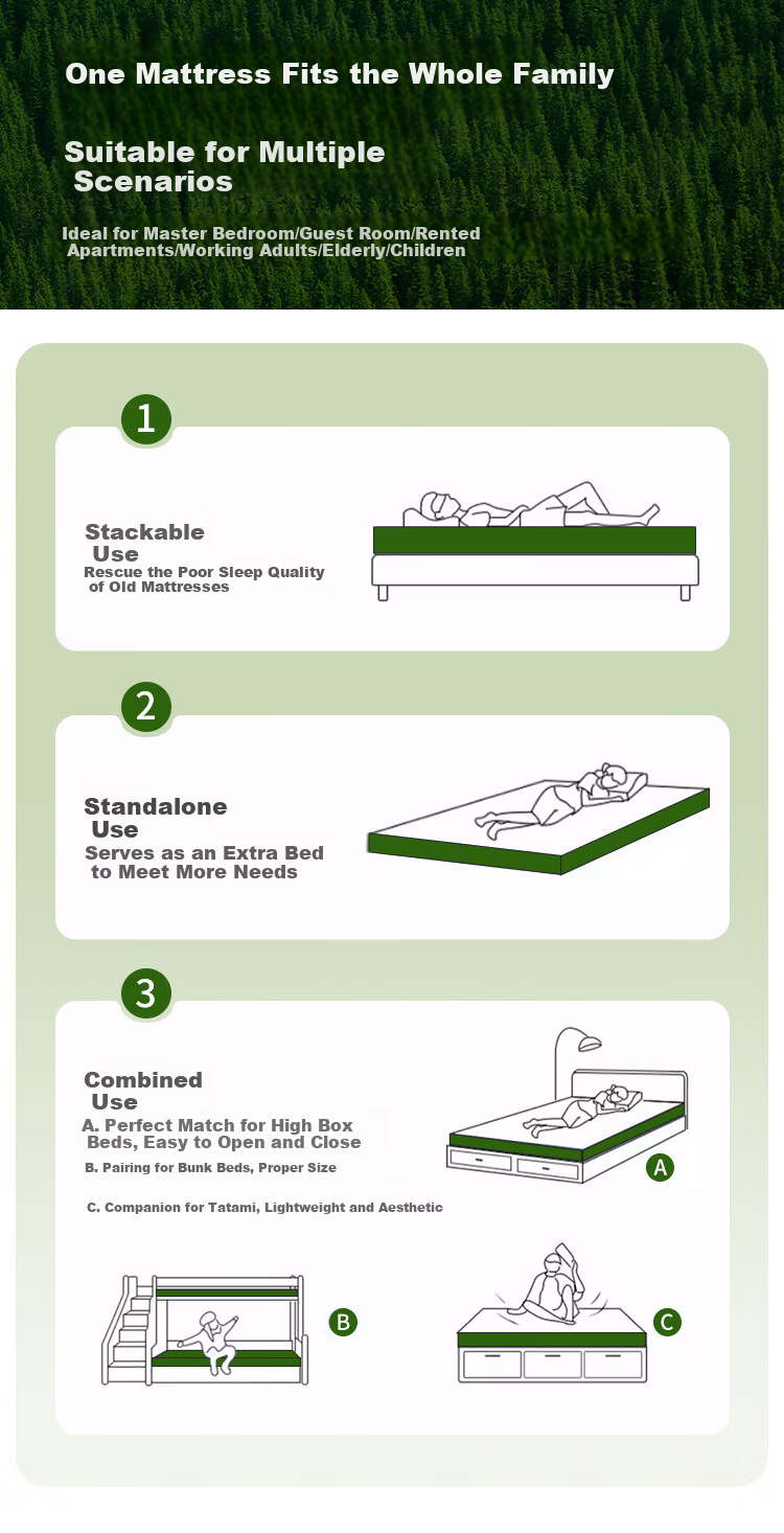 Golden Oak Thailand Imported 92% Natural Latex Mattress Pad Dormitory Single Thin Mattress 120*200*5cm 14