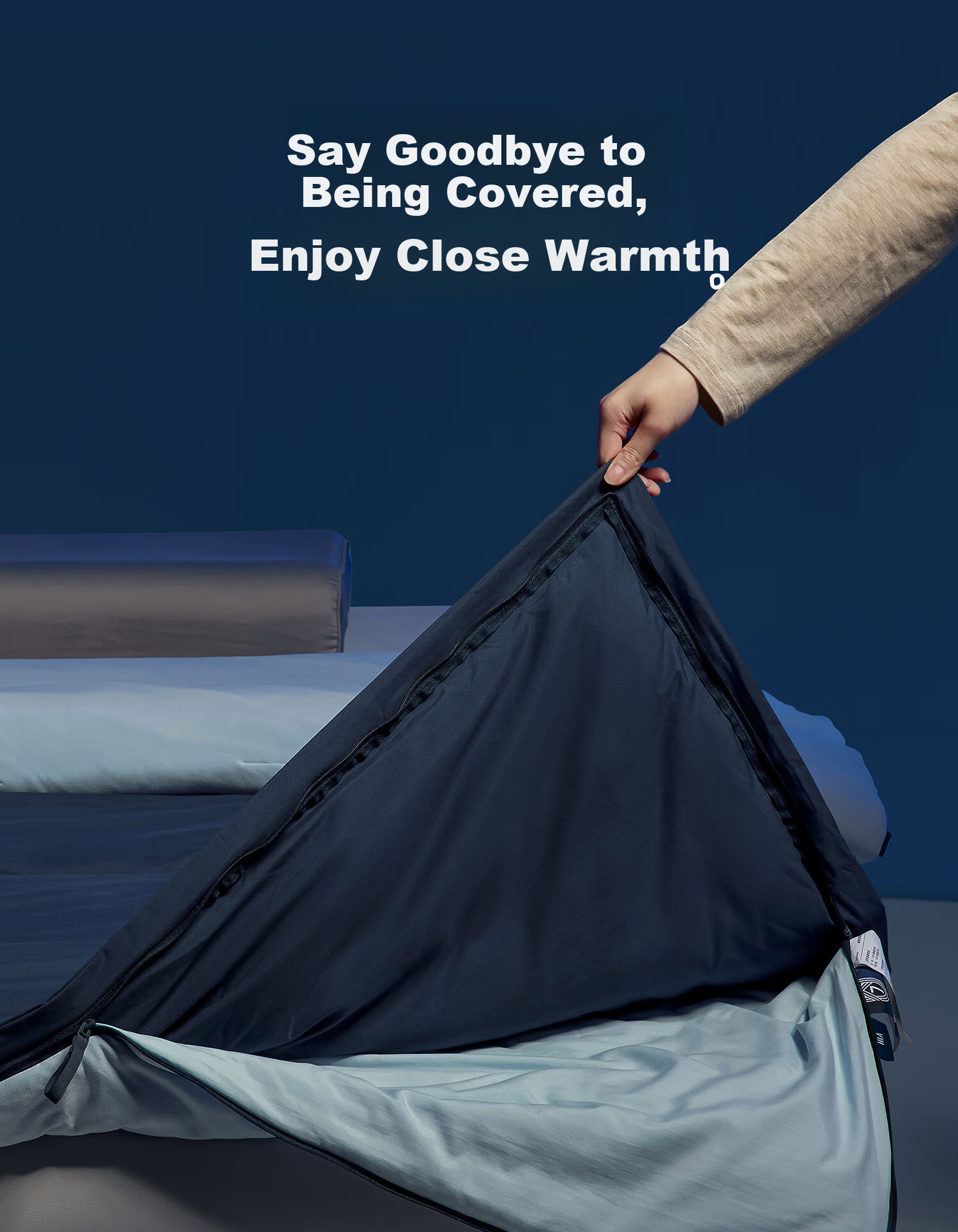 HLA 7A Antibacterial Anti-Mite Double-Layer Sleep Quilt Machine Washable Air Conditioning Quilt 200*230cm Approx. 8 Jin 15
