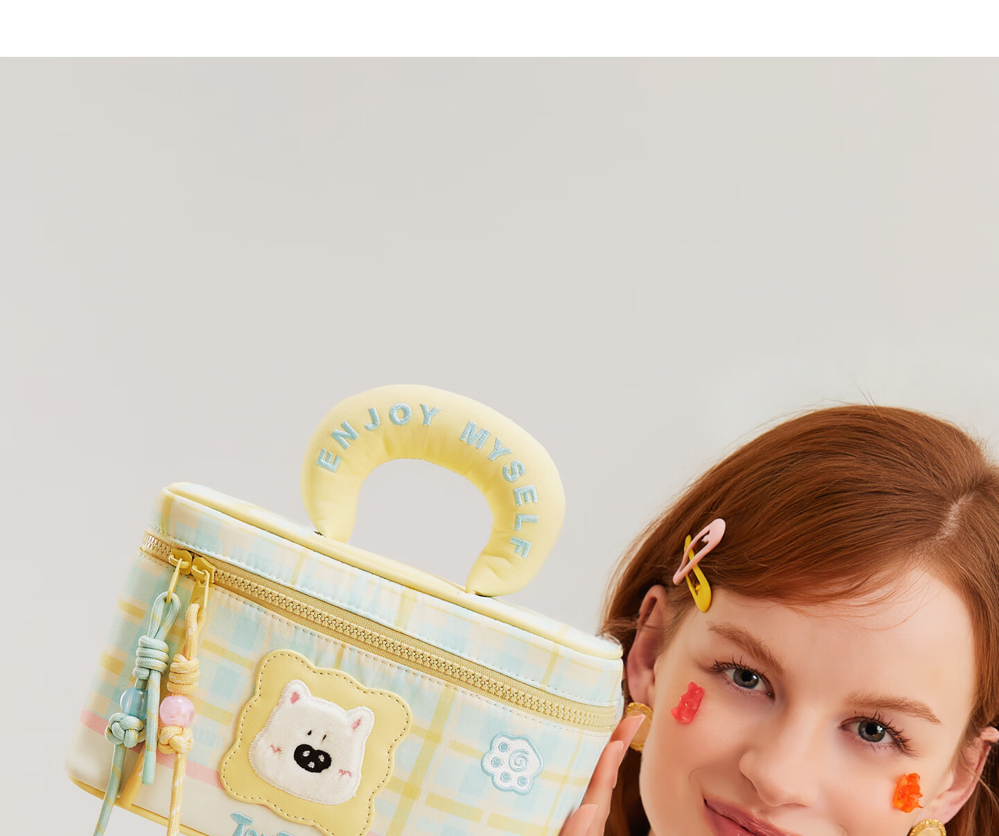 Toutou 2026 New West Highland Makeup Bag Large Capacity Portable Toiletry Bag Cosmetic Storage Bag Qixi Birthday Gift 3