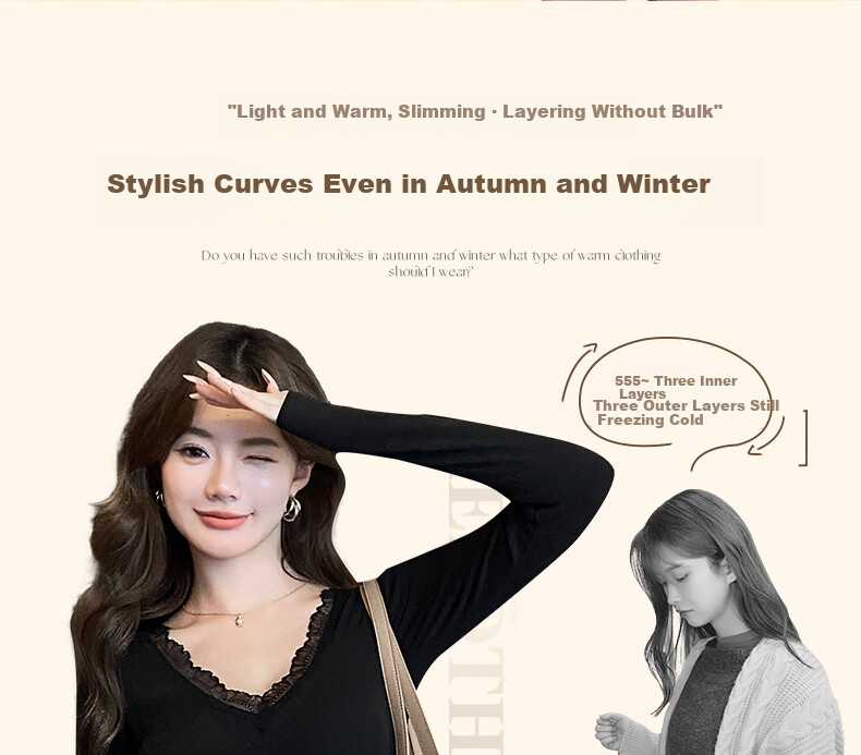 DUOQINGMAO Thermal Underwear 2025 Autumn Winter New Silk Cashmere 10A Antibacterial Slim Fit Waist Enhancing Champagne 2XL 6