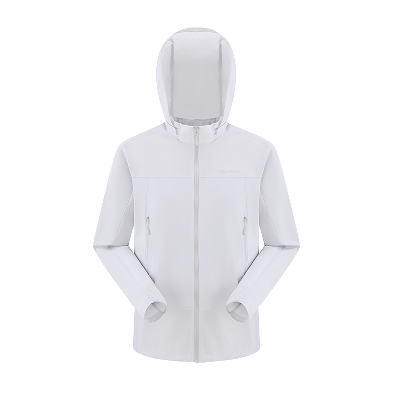 TOREAD Sun Protection Outdoor Sports UV Protection Skin Jacket High Elasticity Water-Repellent Breathable Summer Coat Mountain Shadow Gray 3XL