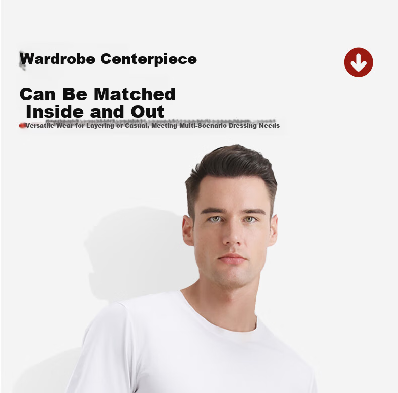 Mengyangwang Short Sleeve T-Shirt Men Xinjiang Cotton Men's Base Shirt 5A Antibacterial Crew Neck White Small T Wearable Gray XL 19