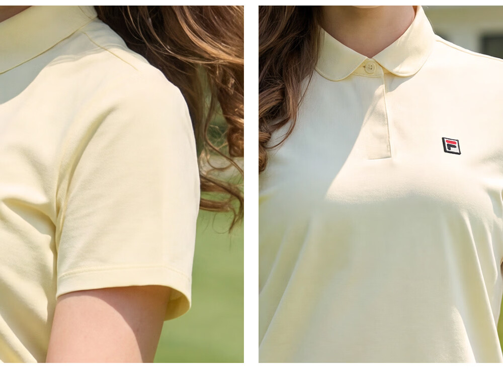 FILA Official Women's Knitted Short Sleeve Polo Shirt 2026 Summer Tennis Sports Quick-Dry Top 26