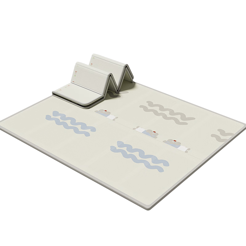 Beiboshi Babybox Antibacterial XPE Foldable Crawling Mat with Edge Protection for Babies 180x150x2cm