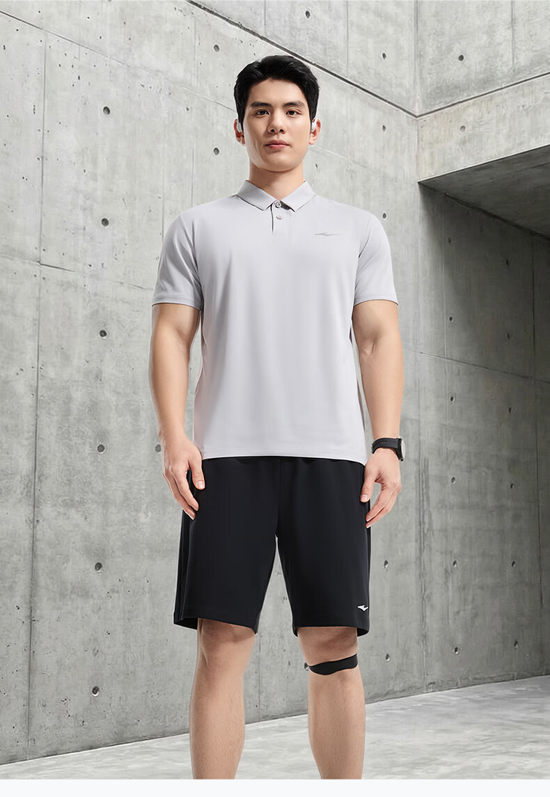 Erke Knitted Five-Point Shorts Autumn Moisture-Wicking Sports Breathable Outdoor Casual Men's Running Pants 12