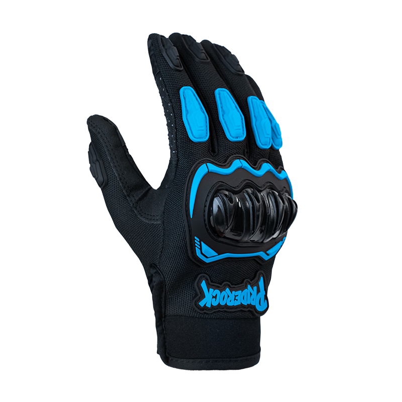 PRIDEROCK Full Finger Motorcycle Electric Bike Riding Gloves Protective Anti-Slip Wear-Resistant Breathable Touchscreen Outdoor Spring Summer