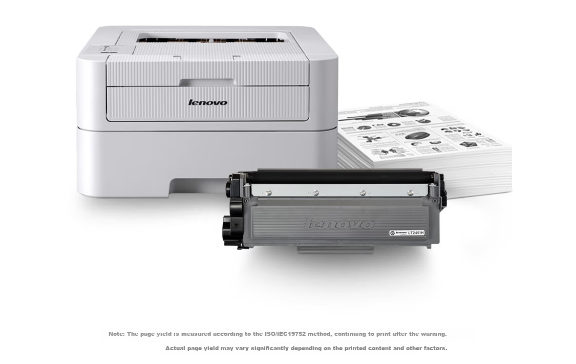 Lenovo LJ2605D Black And White Laser Automatic Duplex Printer A4 Printing Small Office Commercial Home Use Duplex Printing Supports Corporate Customizatio 7
