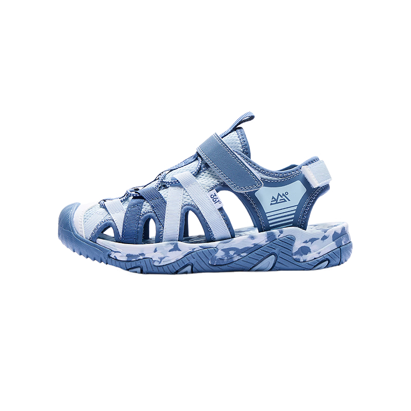 361° Kids Sandals 26 Summer Boys Girls Breathable Closed-Toe Anti-Collision Beach Frame Shoes Blue Size 39