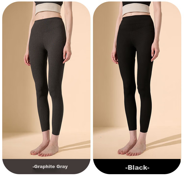 COVER ORANGE High Waist Thermal Leggings for Women Antibacterial Plus Size Autumn Winter Shaping Tummy Control Knit Pants 15