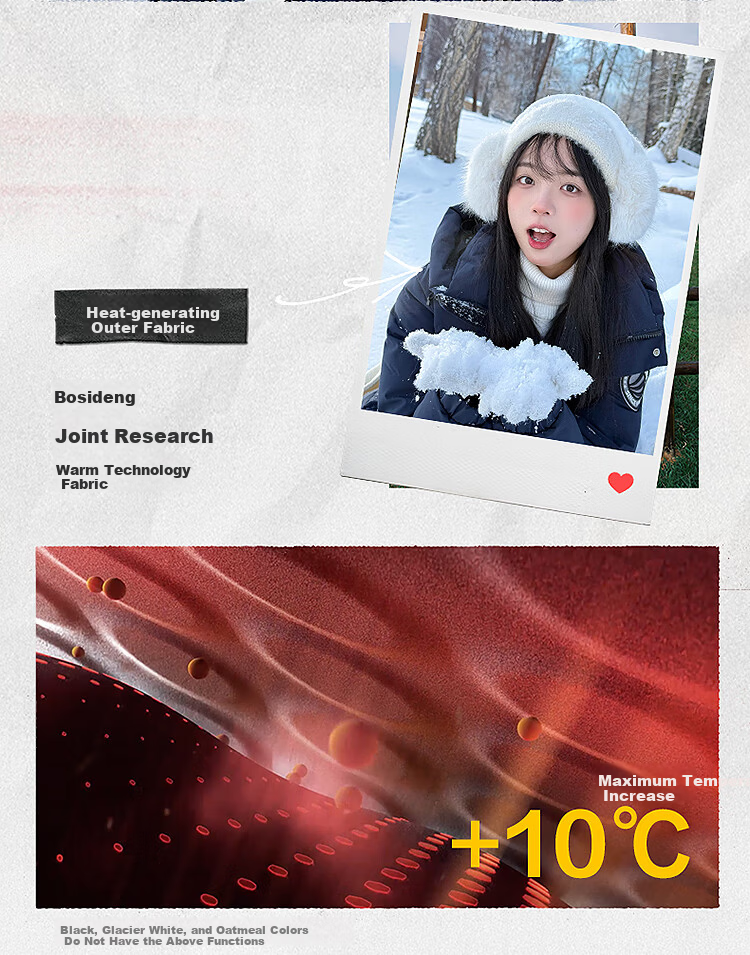 Bosideng Extreme Cold Goose Down Jacket Unisex Couple Thickened Hooded Long Warm Coat Winter 8