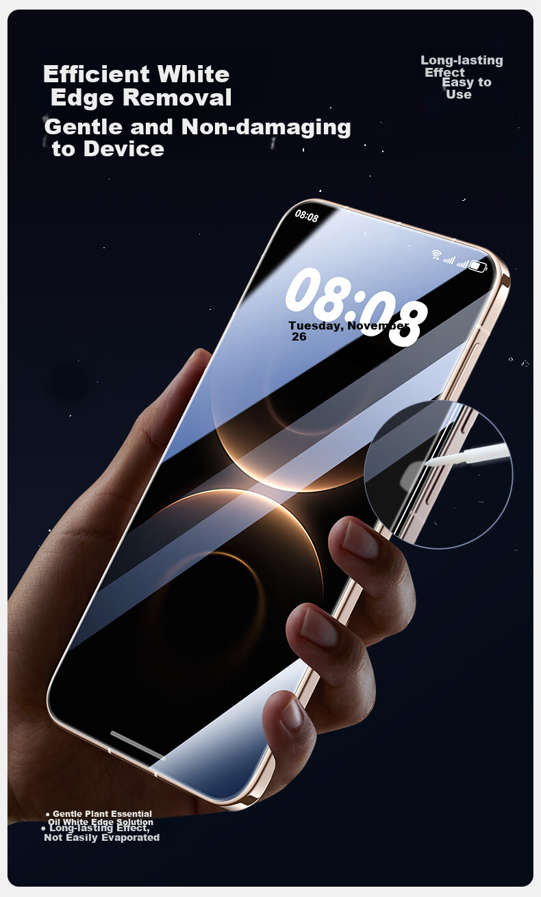 Shanmo Tempered Glass Screen Protector for Huawei Mate80 Mate80 Pro - HD Full Coverage Explosion-Proof Anti-Fingerprint Smooth Phone Film 11